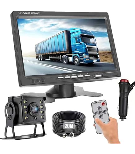 Amazon.co.jp: 9インチモニター+ バックカメラ 12V 24V対応 バック